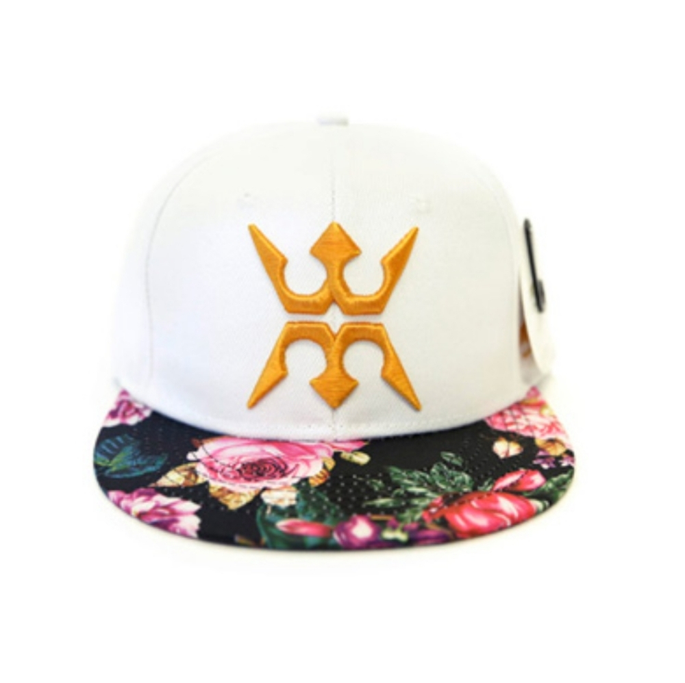 MIGGY MEN'S UNISEX TROPICAL YELLOW FLORAL BASEBALL HAT MIGUEL CABRERA MIGGY24